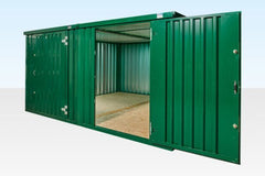 4M X 4.2M Side Linked Flat Pack Container Bundle (Powder Coated) image 0