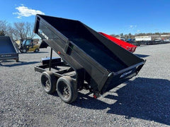 BWise 6 x 10 Low Profile Dump Trailer – Spreader Gate image 3