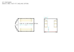 Fastfit Three Tier Racking (Single Bay) image 1