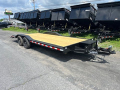 CAM Superline 8 x 20 Full Width Equipment Trailer – Slide Out Ramps image 0