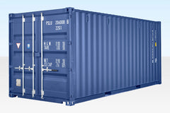20ft Blue One Trip Shipping Container (RAL 5013) – Premium Storage Container image 0