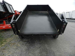 BWise 6 x 10 Low Profile Dump Trailer – Combo Gate & Ramps image 1
