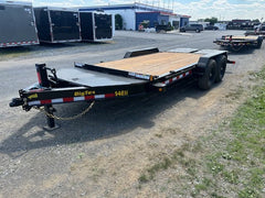 Big Tex 14EH Low Profile 7 x 16 Equipment Trailer – Mega Ramps image 0