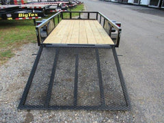Premier 5 x 10 Landscape Utility Trailer – Rear Ramp Gate image 1