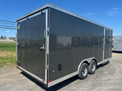 Covered Wagon 8.5 x 20 V-Nose Enclosed Car Trailer – 6″ Added Height image 2