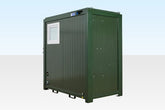 8ft x 5ft Mains Toilet & Shower Cabin (Compact Steel Bathroom Unit) image 0