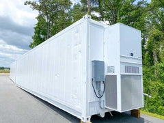 40 Ft High Cube Insulated Shipping Container With 5 Ton Bard Hvac Unit image 0
