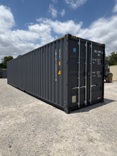 NEW 40ft High Cube Double Door Shipping Container – Slate Gray | Tunnel Storage Container image 0