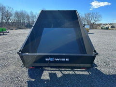 BWise 6 x 10 Low Profile Dump Trailer – Spreader Gate image 1