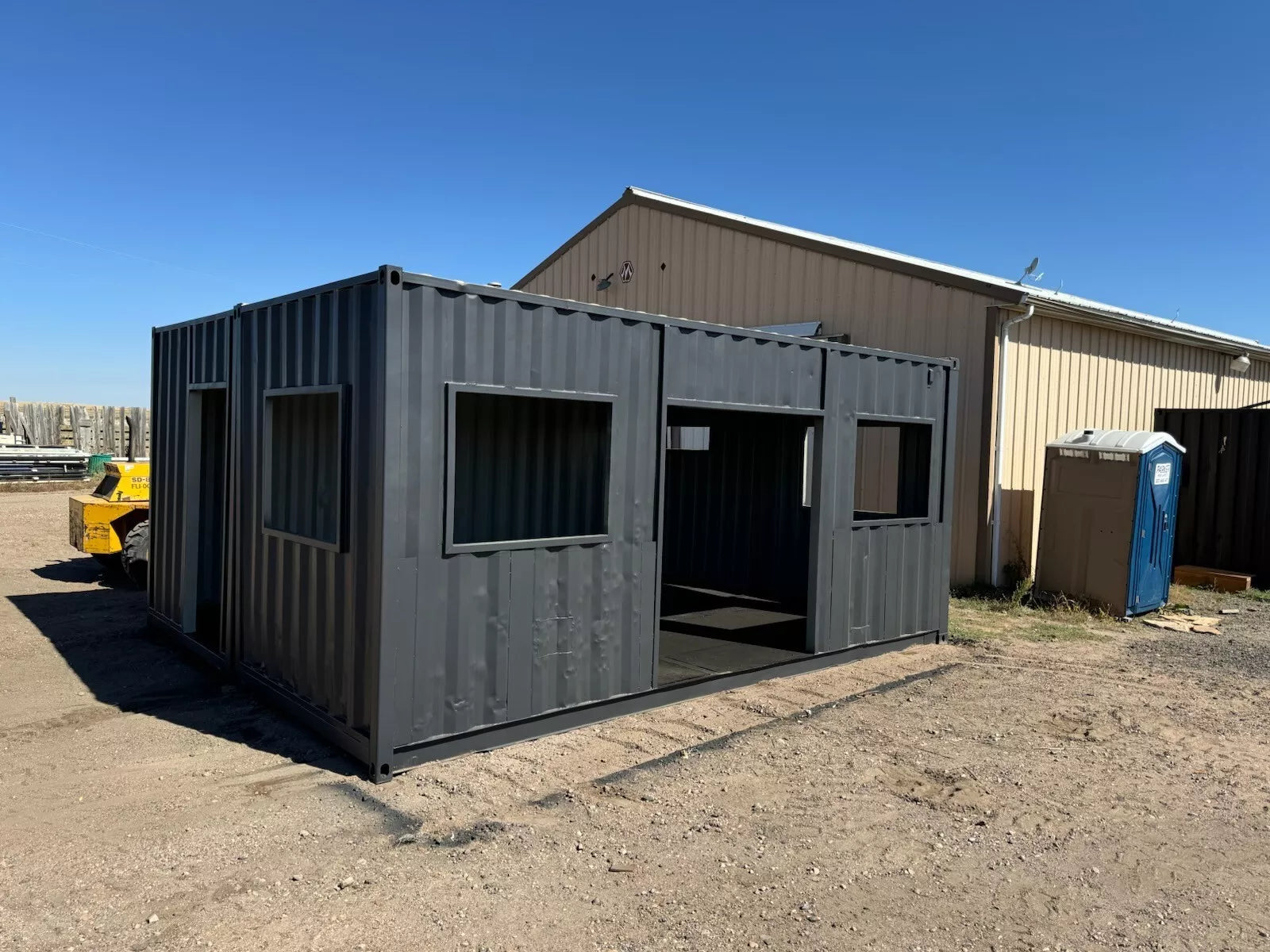 20’x16’ Modified Shipping Container Office for Sale | ADU Container Home image 0