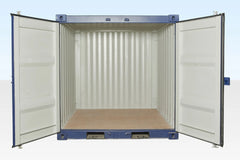 8Ft Shipping Container One Trip (Blue) image 2