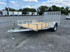 Carry-On 7 x 12 Aluminum Landscape Utility Trailer – Rear Gate image 2