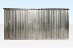 3M X 4.2M Side Linked Flat Pack Container Bundle (Galvanised) image 2