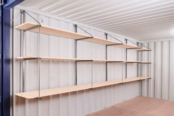 Fastfit Three Tier Container Racking (Single Bay) | Shipping Container Shelving image 0