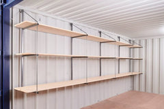 Fastfit Three Tier Container Racking (Single Bay) | Shipping Container Shelving image 0