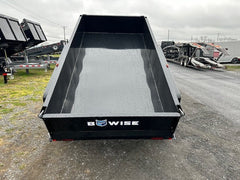 BWise 5 x 10 Low Profile Dump Trailer – Spreader Gate image 1