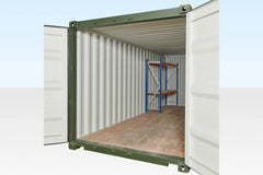 Adjustable, Heavy Duty Two Tier Container Racking (Single Bay) image 2