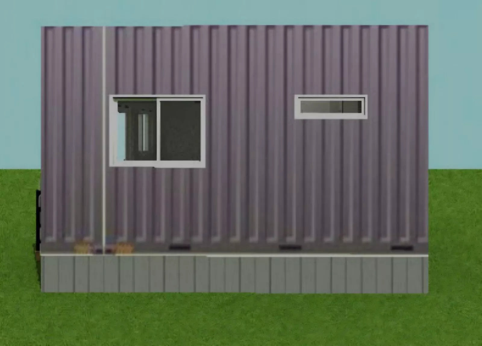 20’x16’ Modified Shipping Container Office for Sale | ADU Container Home image 8