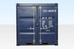 8Ft Shipping Container One Trip (Blue) image 1