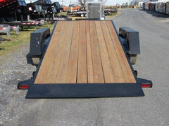 BWise 7 x 20 Low Profile Split-Tilt Equipment Trailer – Gravity Tilt image 1