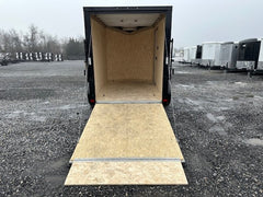 ATC 6 x 10 Aluminum Enclosed Cargo Trailer – Black Trim image 1