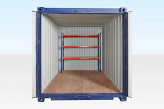 Adjustable, Heavy Duty Three Tier Racking For Rear Of Container image 0