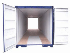 40ft x 8ft One Trip Tunnel Container (Double End Door) Blue image 0