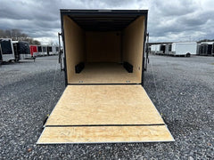 Covered Wagon 8.5 x 20 Enclosed Car Hauler – Blackout Package image 1
