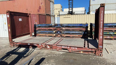 20Ft X 8Ft Used Flat Rack Shipping Containers image 0