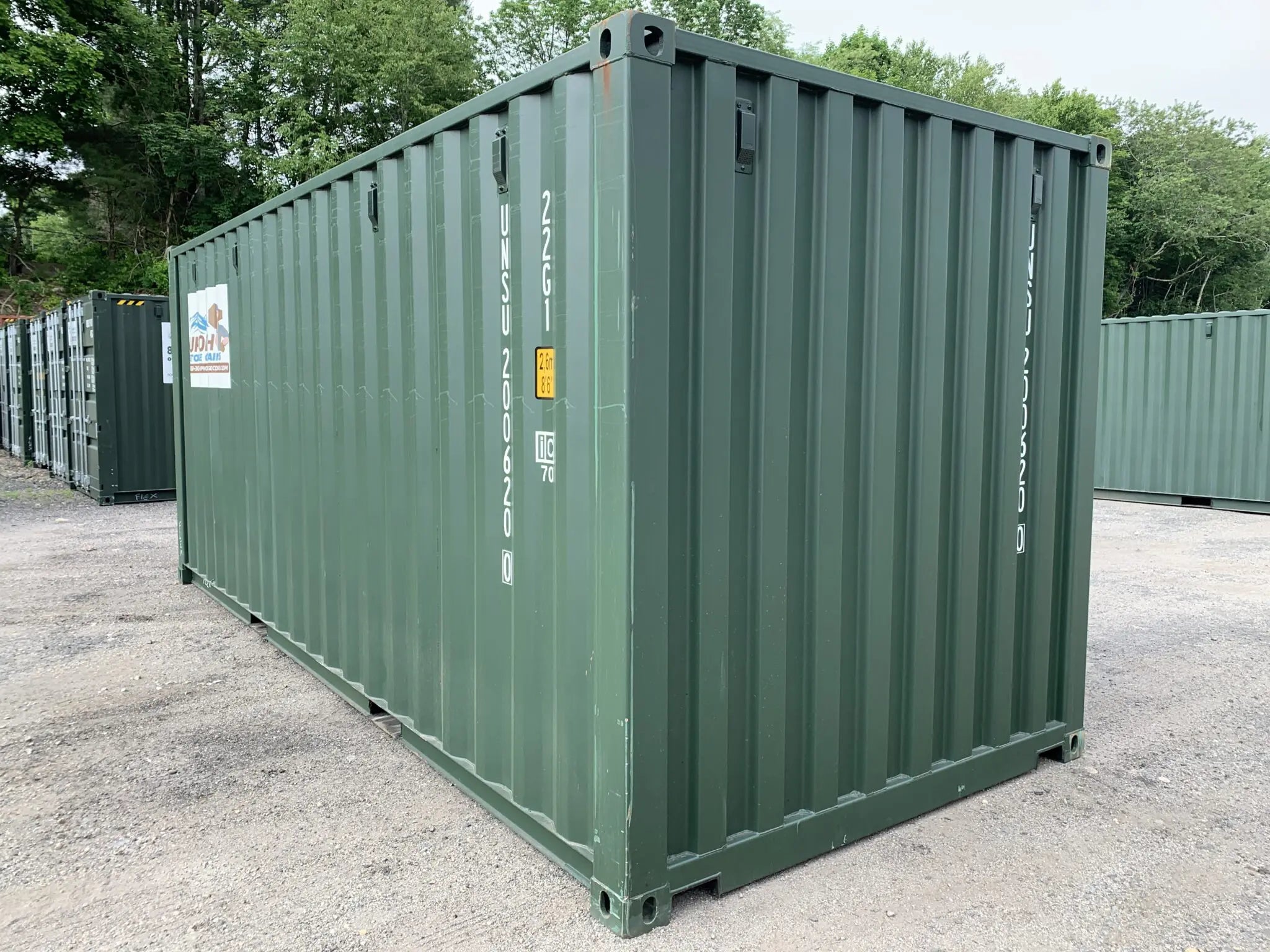 New 20ft Storage Container with Lock Box image 1