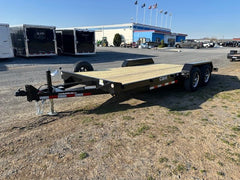 CAM Superline 7 x 18 Open Car Hauler – Slide Out Ramps image 2