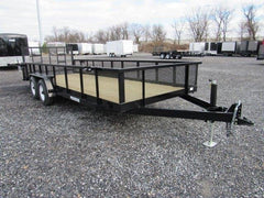 Premier 7 x 20 Landscape Utility Trailer – HD Ramp Gate image 0