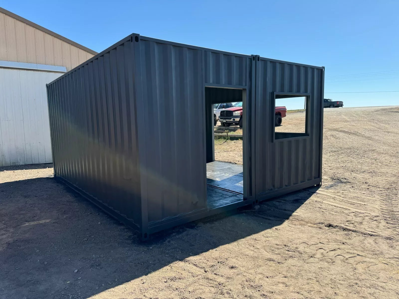 20’x16’ Modified Shipping Container Office for Sale | ADU Container Home image 2