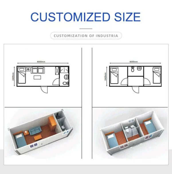Affordable 54sqm DIY Container Home – Modern Prefabricated Container House image 4