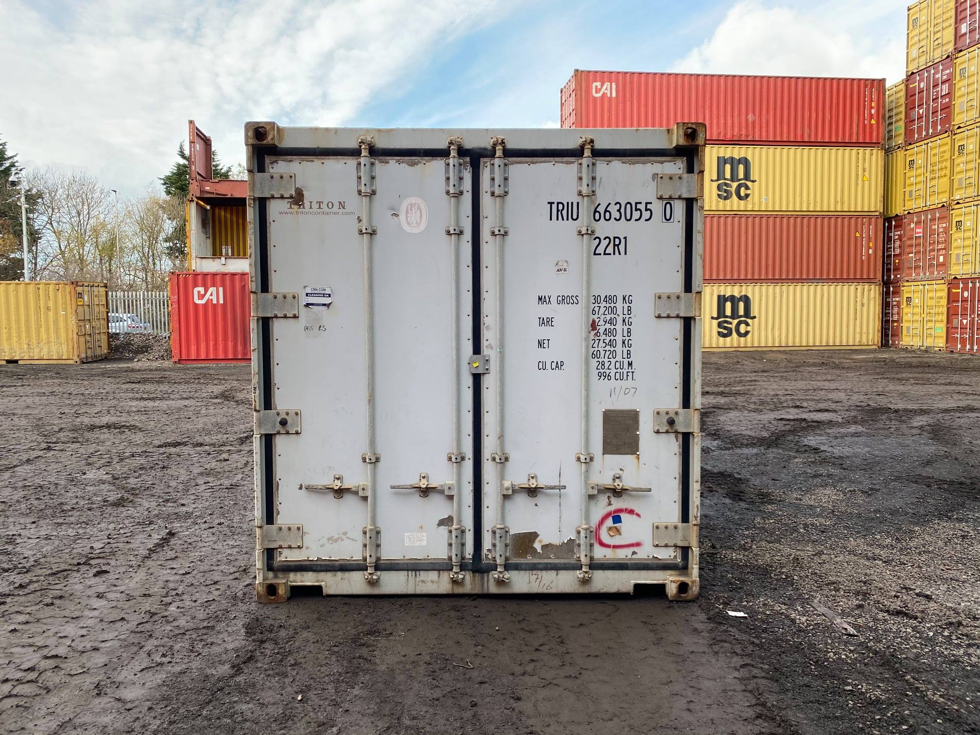 20ft Standard Used Refrigerated Container for Sale Used Reefer Container image 2