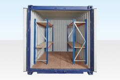 Adjustable, Heavy Duty Two Tier Container Racking (Single Bay) image 2