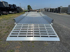 Sport Haven 7×18 Aluminum Utility Trailer – ATV Ramps image 1