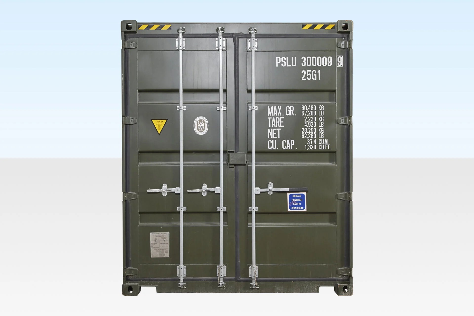 20ft High Cube One Trip Shipping Container (9'6") – New Wind & Watertight Storage Container image 2