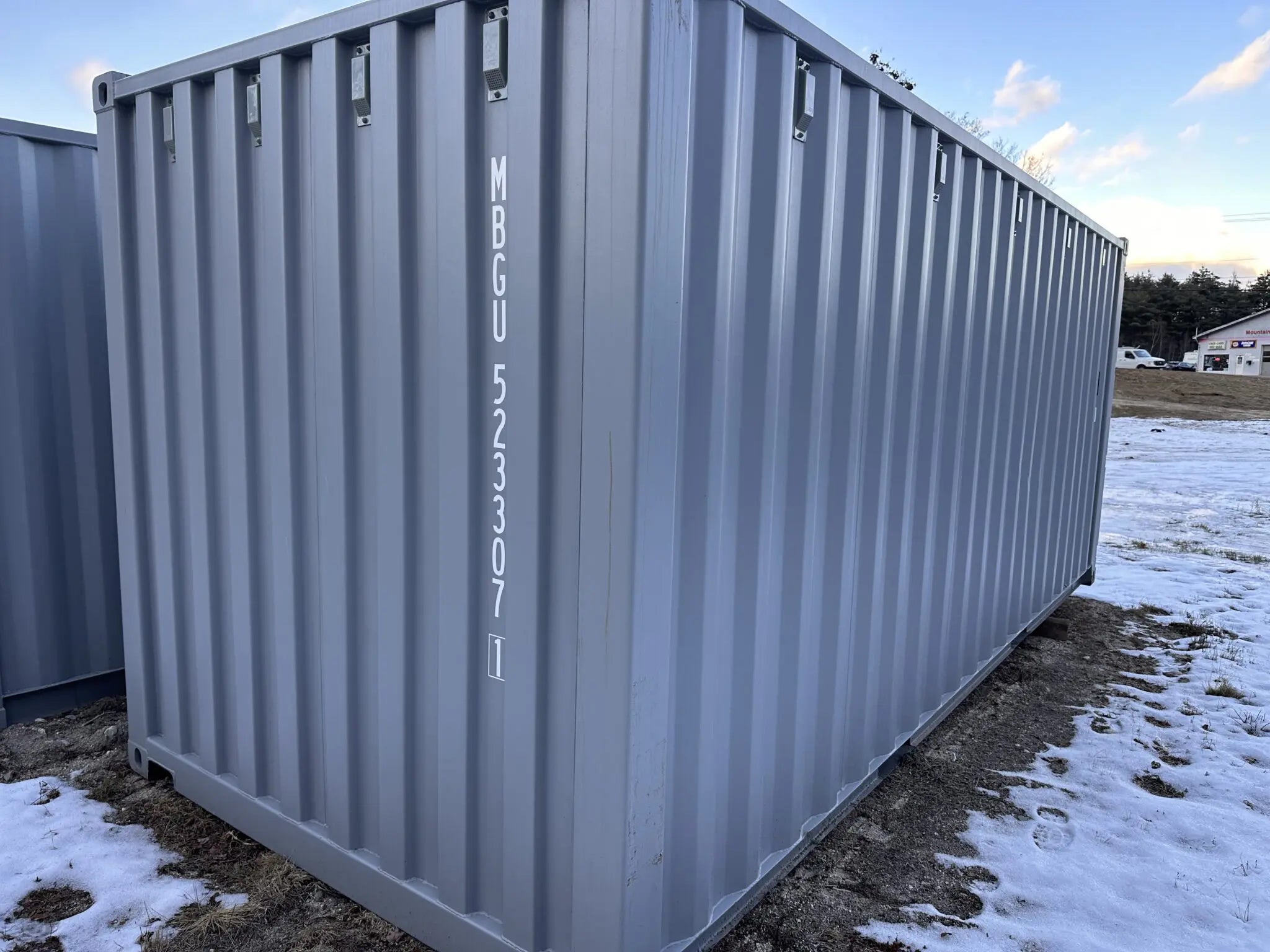 20ft New Storage Container with Bamboo Flooring image 2