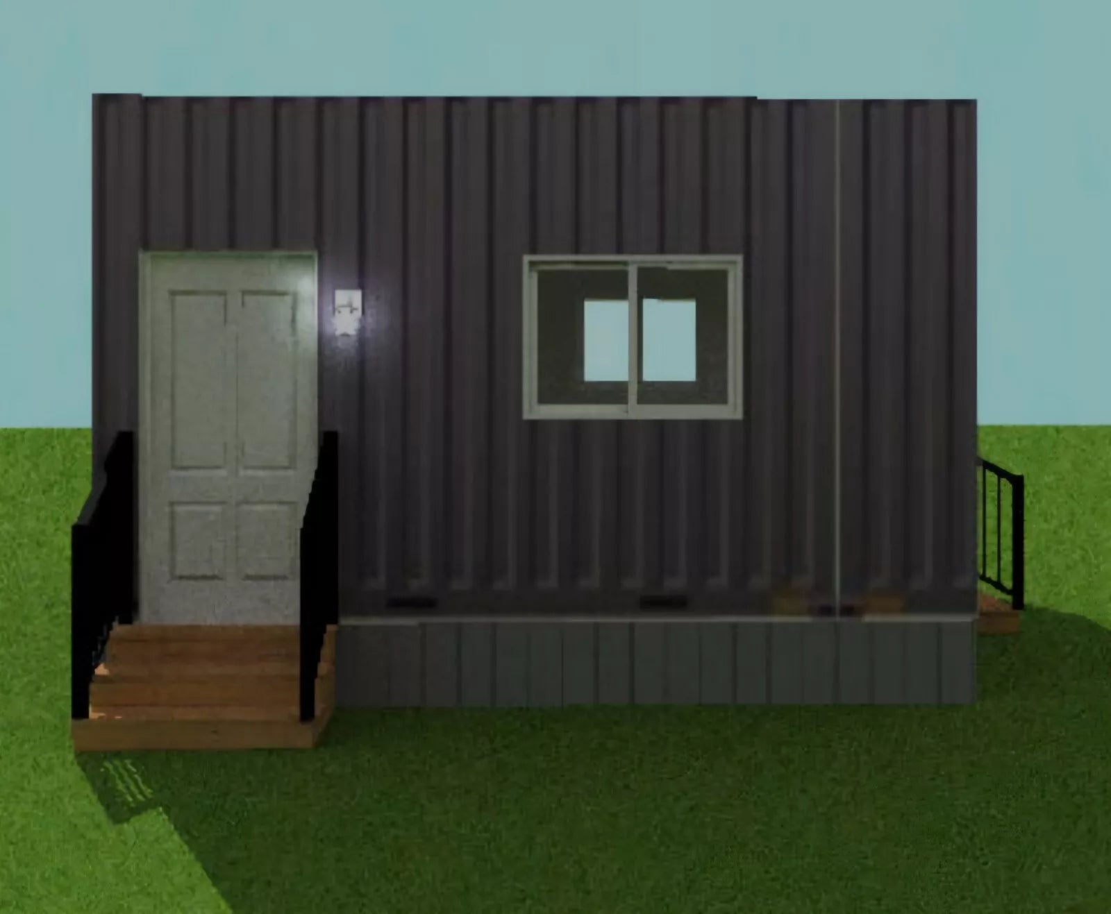 20’x16’ Modified Shipping Container Office for Sale | ADU Container Home image 7