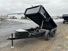 BWise 5 x 10 Low Profile Dump Trailer – Spreader Gate image 2