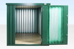 4m x 2.1m Powder Coated Flat Packed Store image 1