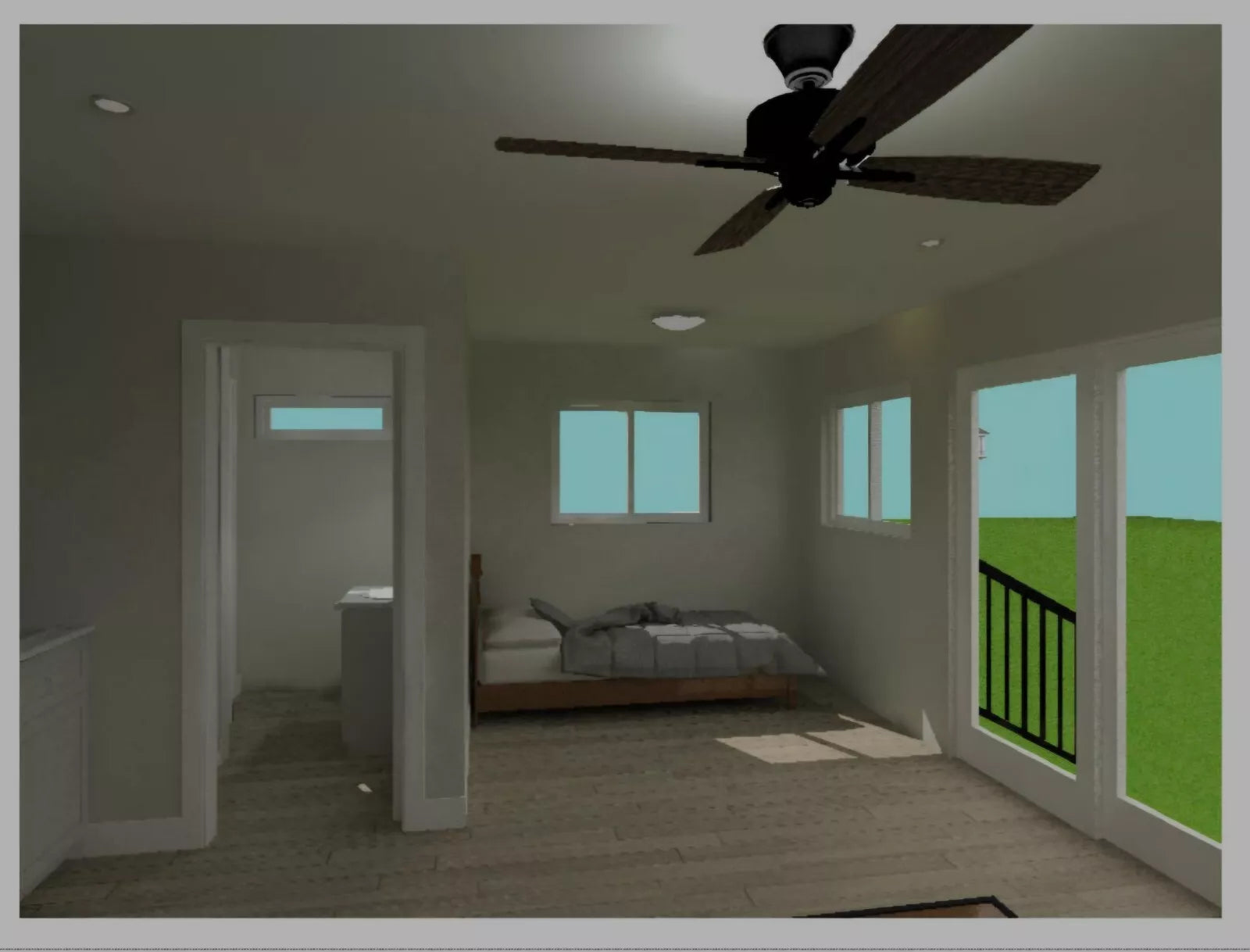 20’x16’ Modified Shipping Container Office for Sale | ADU Container Home image 9
