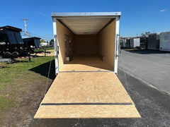 ATC 8.5 x 28 Enclosed Aluminum Car Trailer – Rear Spoiler image 1