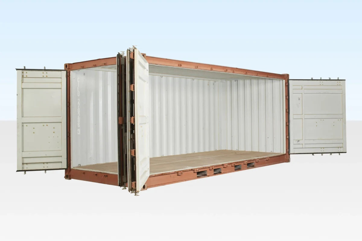 Used 20ft Open Side Shipping Container – Full Side Access (FSA) Storage Container image 1