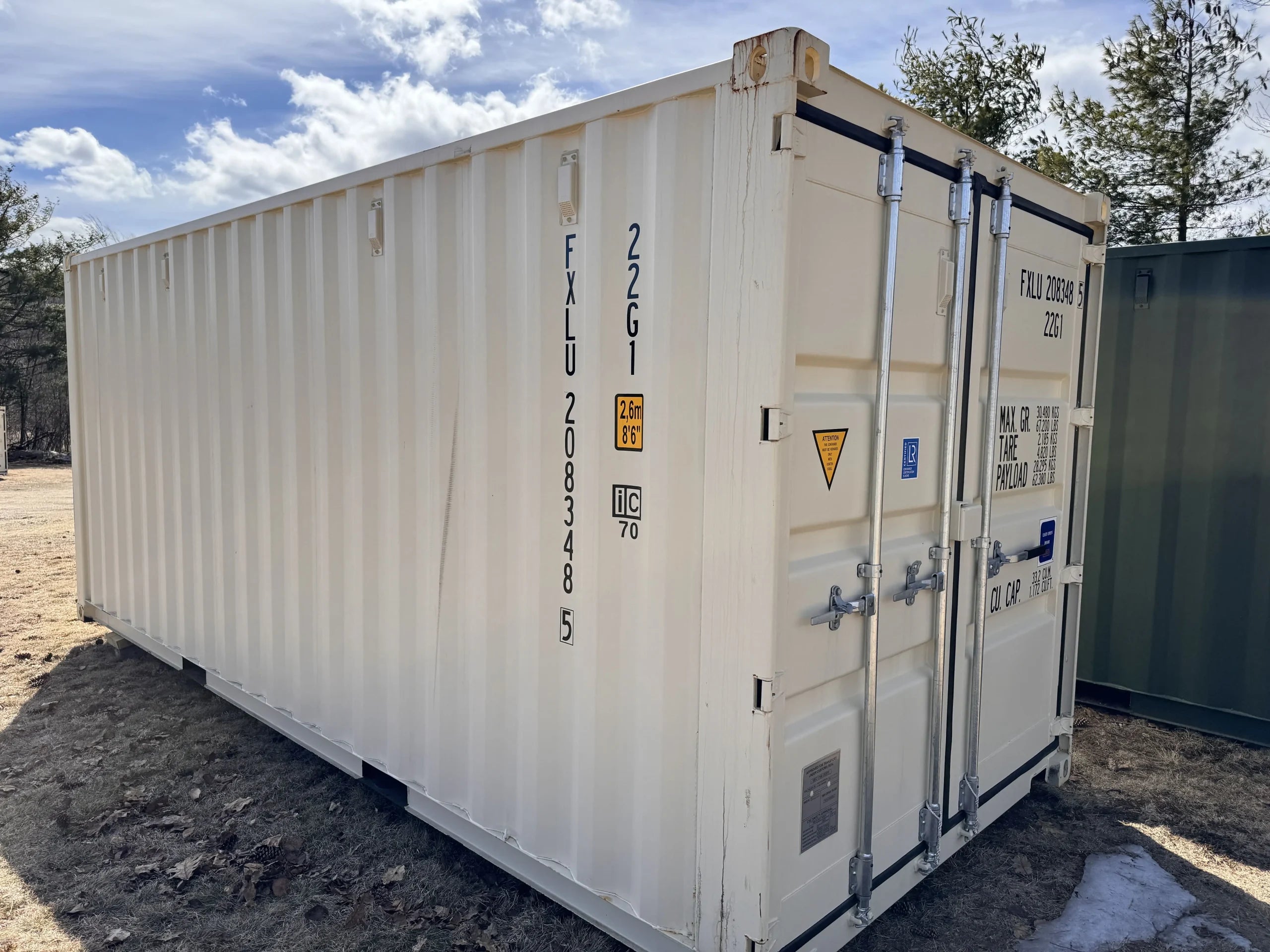New 20ft Storage Container with Easy Open Door image 0