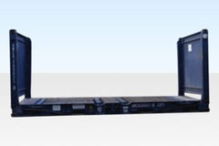20Ft X 8Ft Used Flat Rack Shipping Containers image 0
