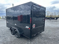 Homesteader 7 x 14 Enclosed Cargo Trailer – Black Trim OHV image 3